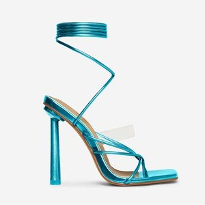 LACE UP STRAPPY STILETTO HEEL